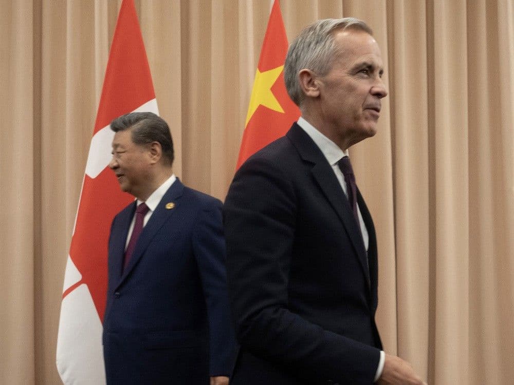 Carney arrives in Beijing to pursue trade deals and repair frayed ties