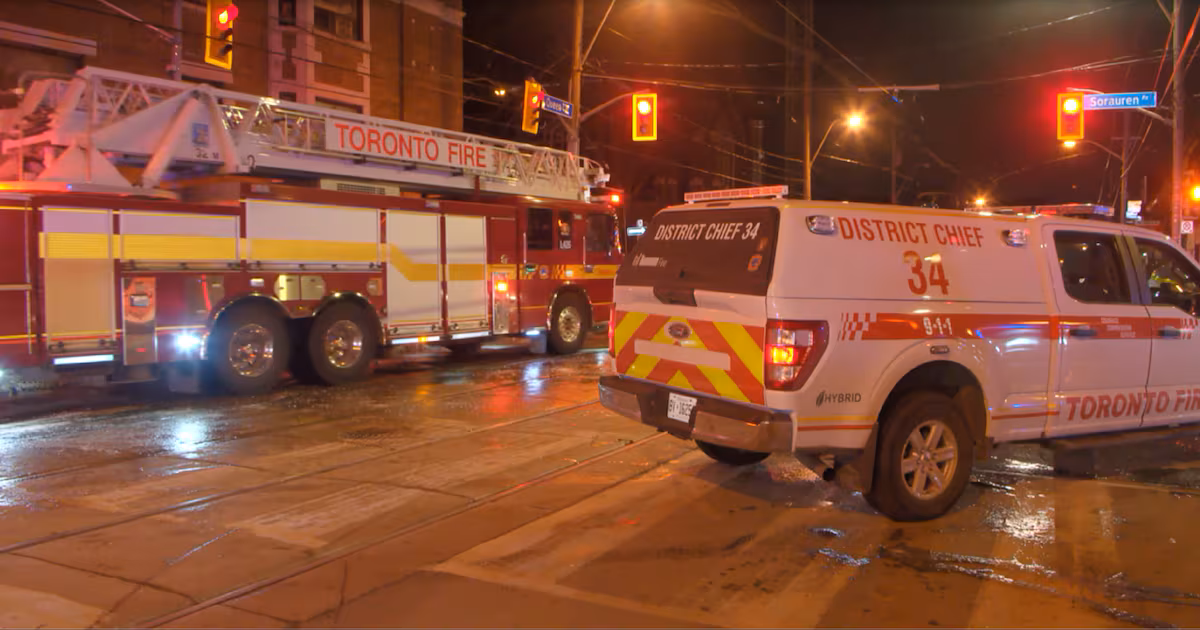 Three rescued from supportive housing fire on Queen Street West, one in critical condition