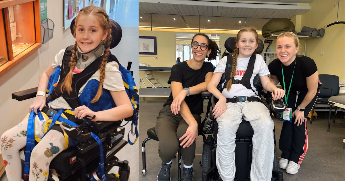 10-year-old Finnley Hynes relearns everyday life after playground fall