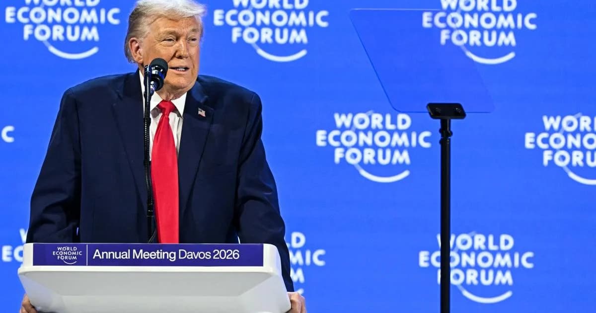 Trump tells Davos audience that 'Canada lives because of the United States', pauses tariff threat tied to Greenland bid
