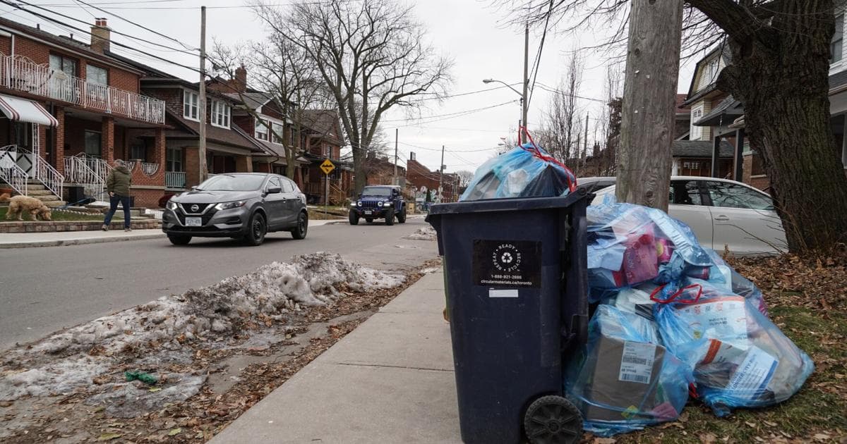 Province reviews private recycler after crews say they will only collect what fits in blue bins