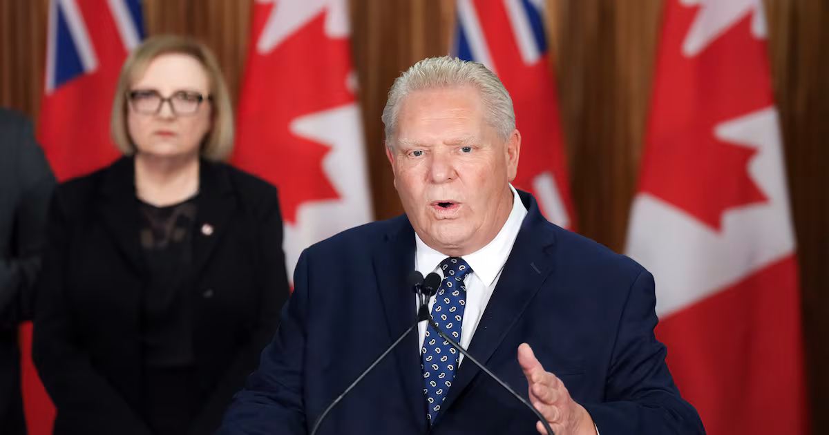 Doug Ford urges boycott of Chinese-made EVs after federal trade deal with China