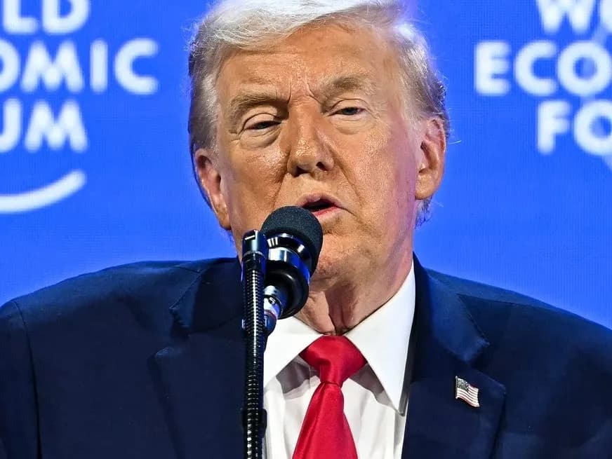 Trump tells Davos audience Canada 'lives because of the United States', singles out Mark Carney