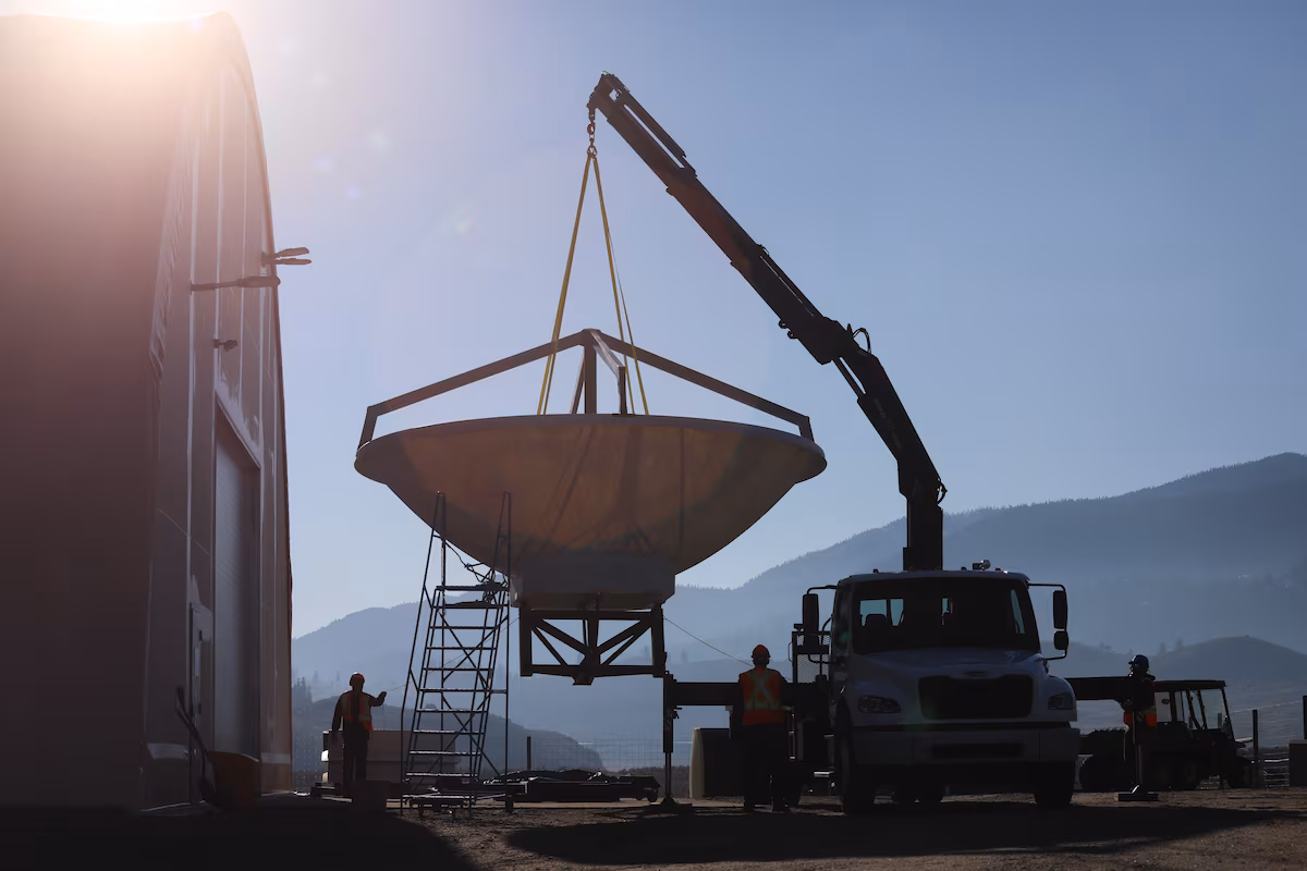 Canada builds CHORD: 512 radio dishes rising in B.C. to probe the cosmos